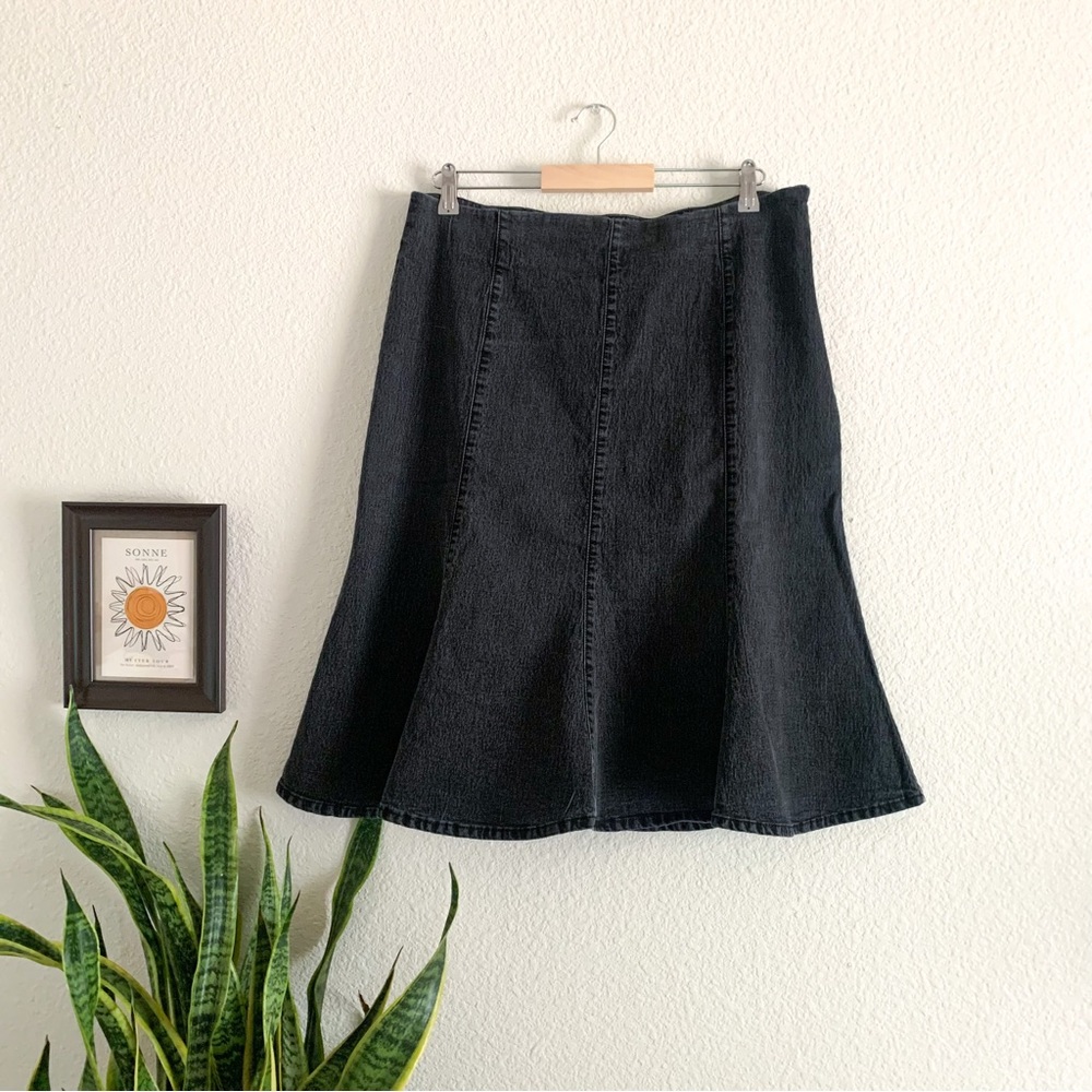 Y2K Denim Trumpet Skirt